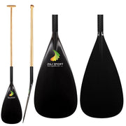 hybrid outrigger canoe paddle