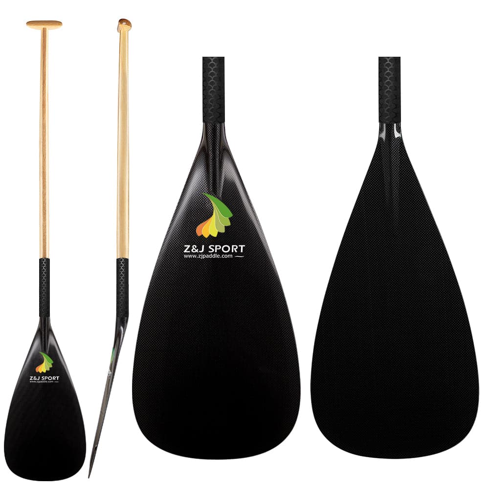 hybrid outrigger canoe paddle