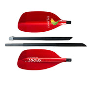 4-piece whitewater kayak paddle