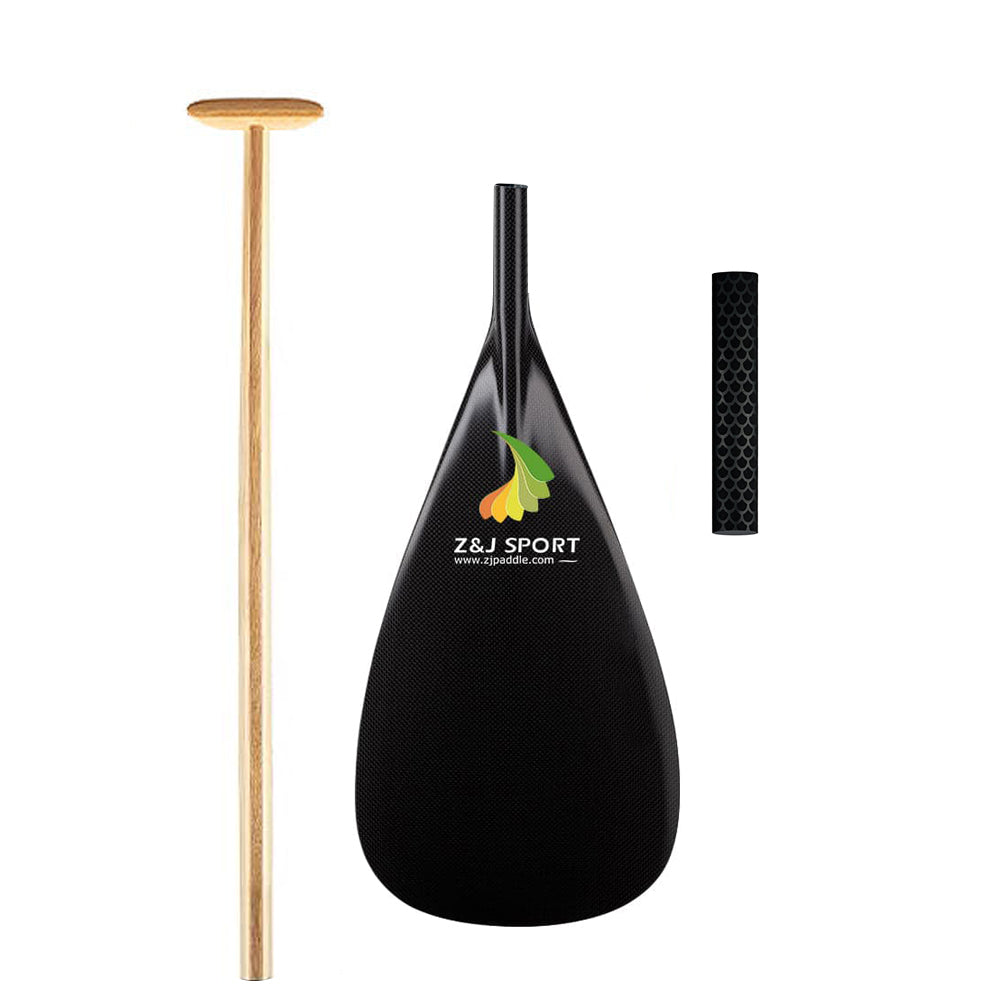 hybrid outrigger canoe paddle