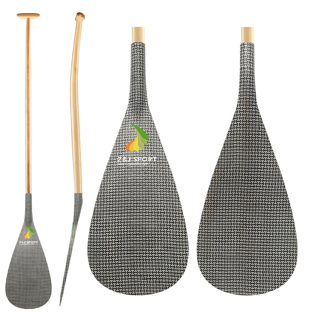 ZJ Hybrid Outrigger Canoe Paddle With C-SM Carbon Blade in Discount