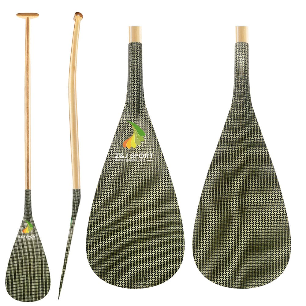 ZJ Hybrid Outrigger Canoe Paddle With C-SM Carbon Blade in Discount