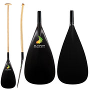 hybrid outrigger canoe paddle
