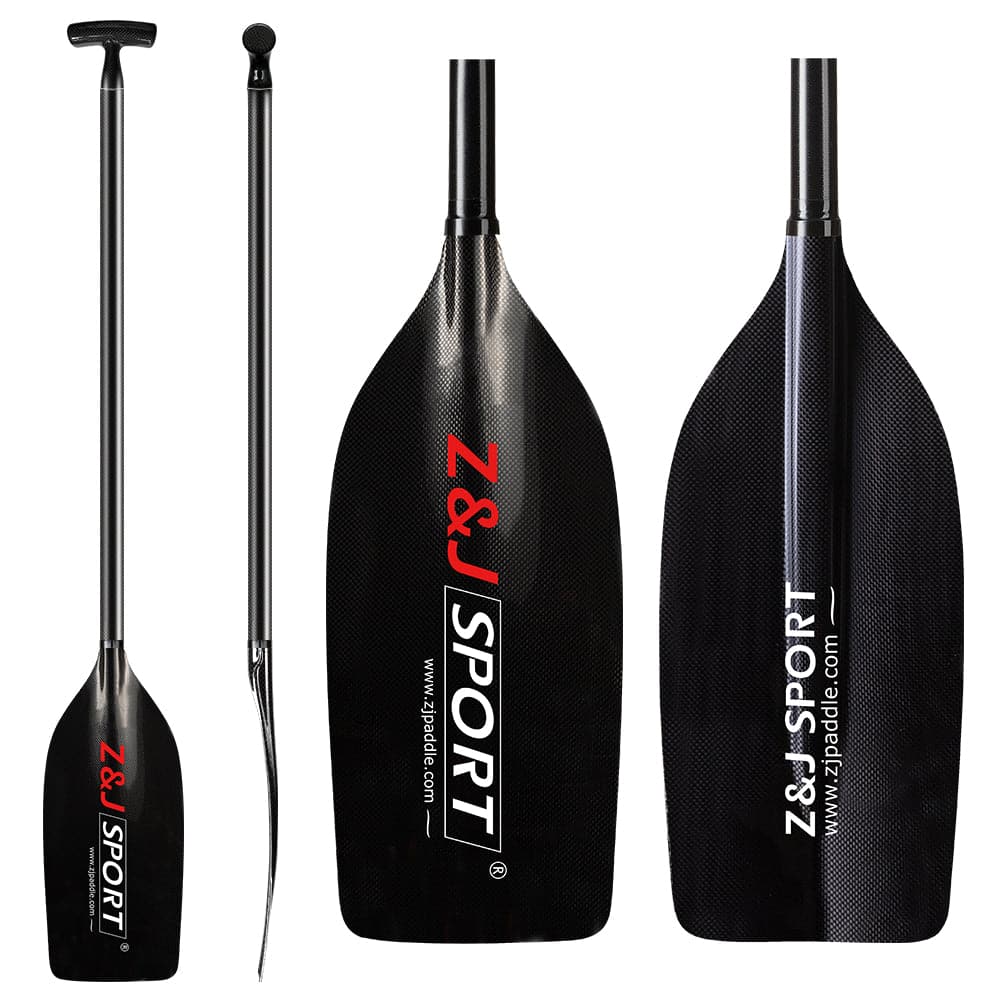 ZJ Canoe Whitewater Rafting Paddle with Carbon Blade