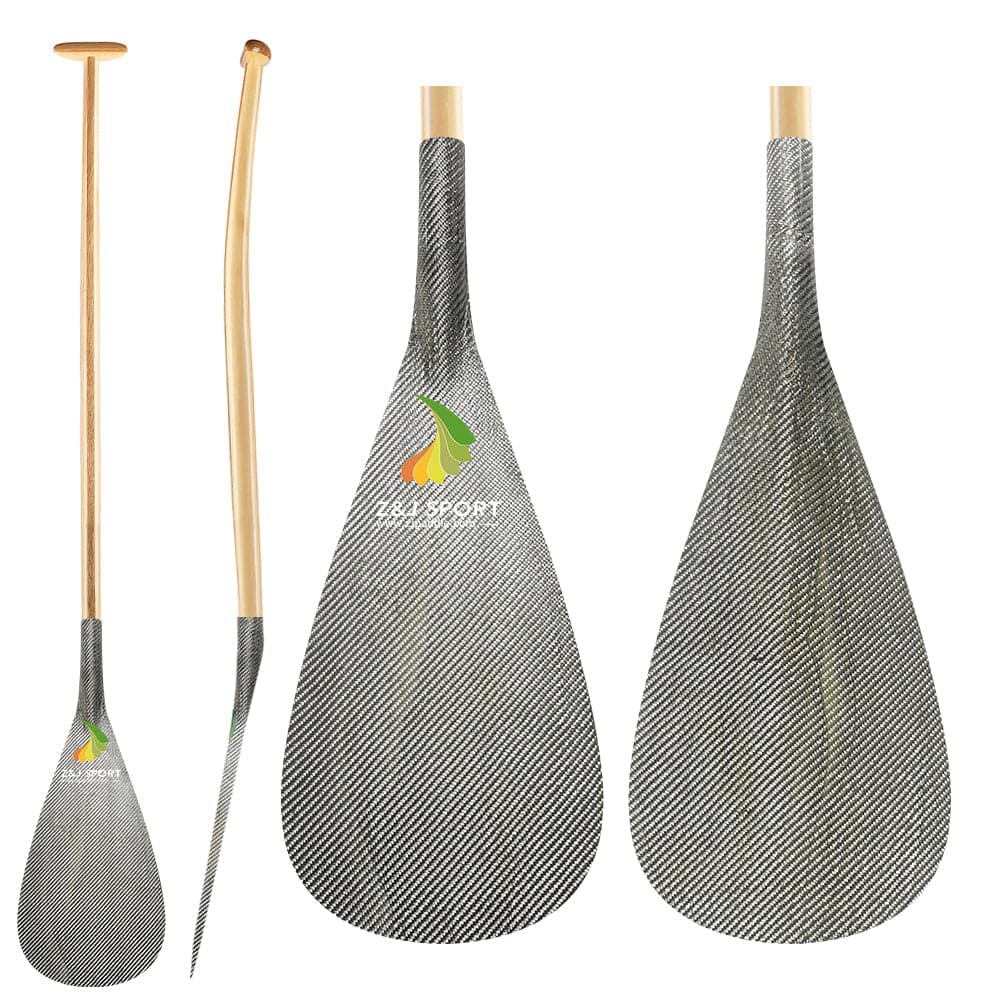 ZJ Hybrid Outrigger Canoe Paddle With C-SM Carbon Blade in Discount
