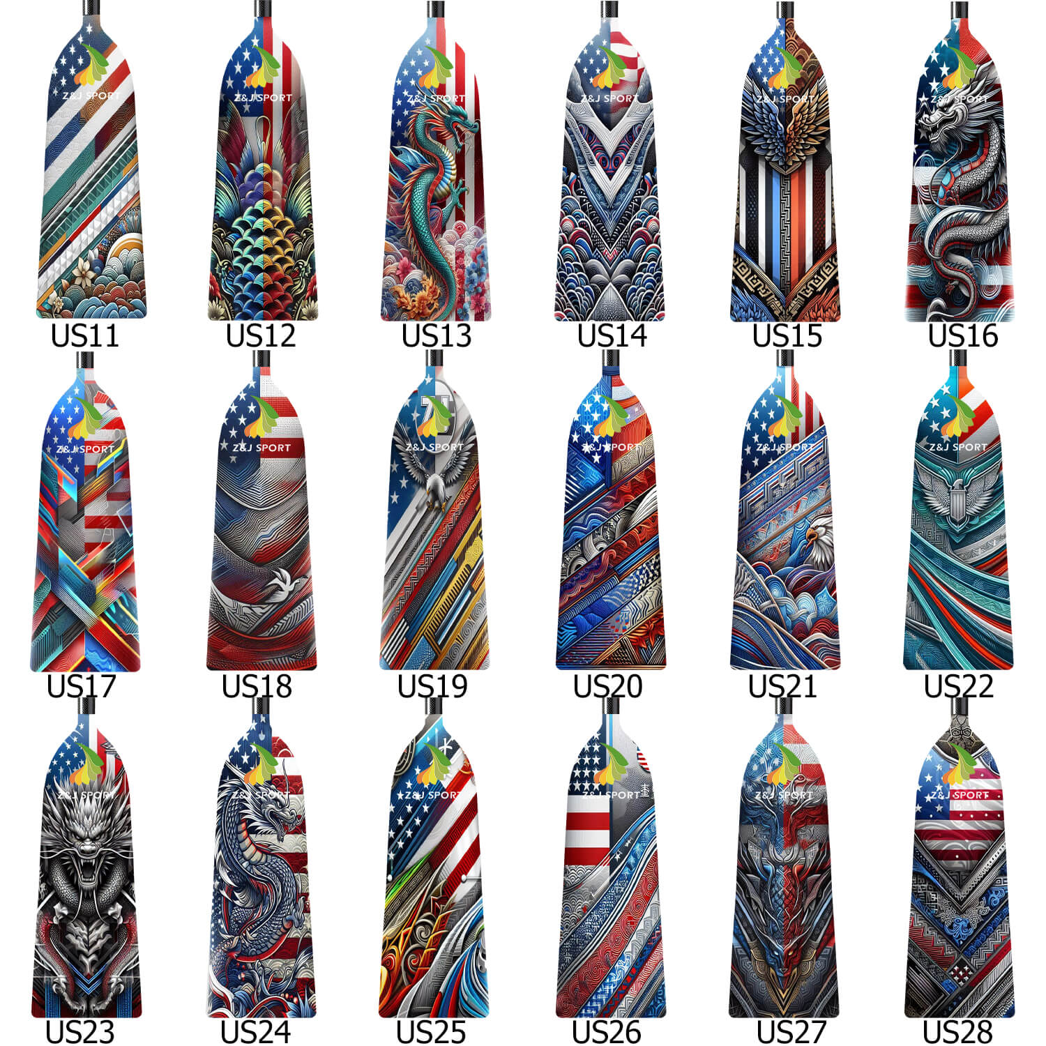 America Dragon Boat Paddle