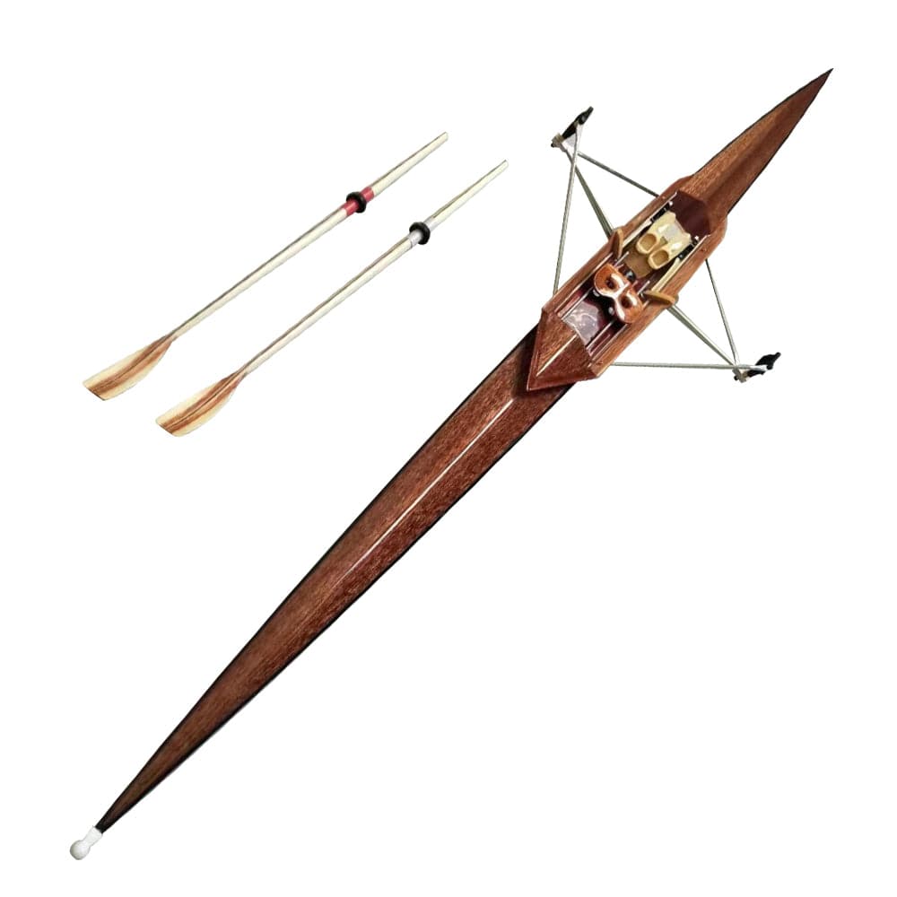 2023 ZJ Handcrafted Rowing Boat Model Miniatures (Wood)