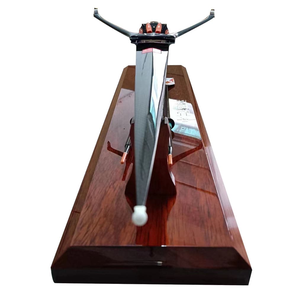 ZJ Handcrafted Rowing Boat Model Miniatures (Carbon) (including Oar Model)