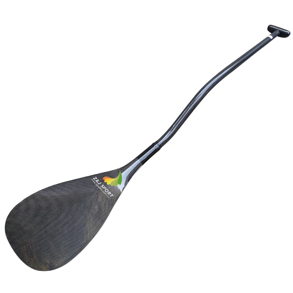 ZJ Full Carbon Outrigger Canoe Paddle with Bottom Bent Shaft for Va'a (FCOCP-BB)