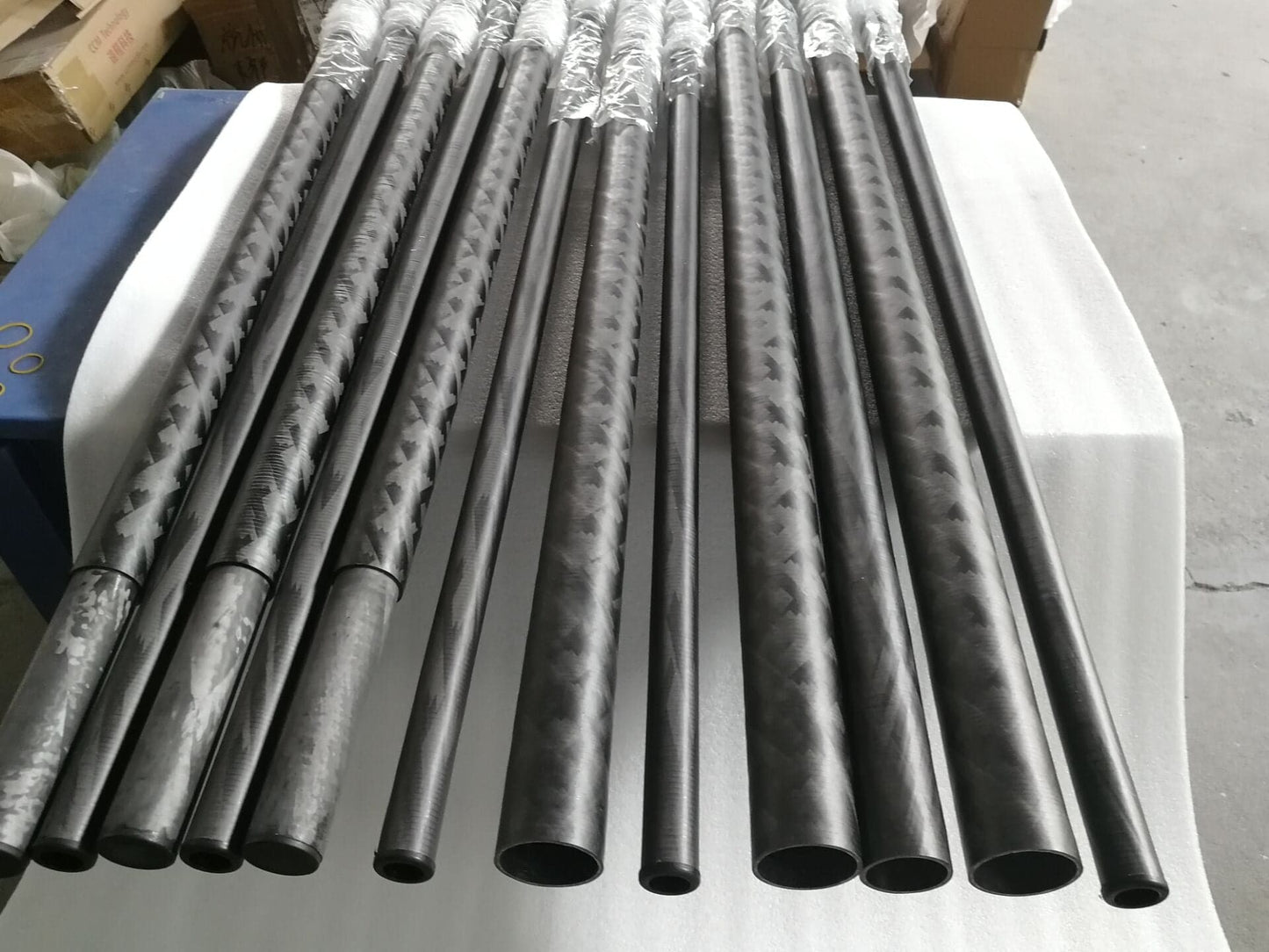 L'enroulement de filament de haute qualité ZJ fait des mâts de planche à voile SDM RDM à courbe constante (5 pièces/1 boîte)