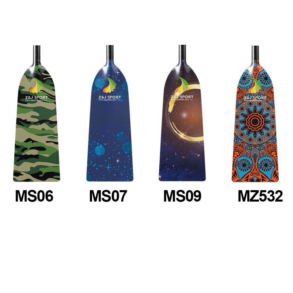 ZJ Graphic Dragon Boat Paddle Full Carbon IDBF Approved Paddle (Limited Time Promotion)