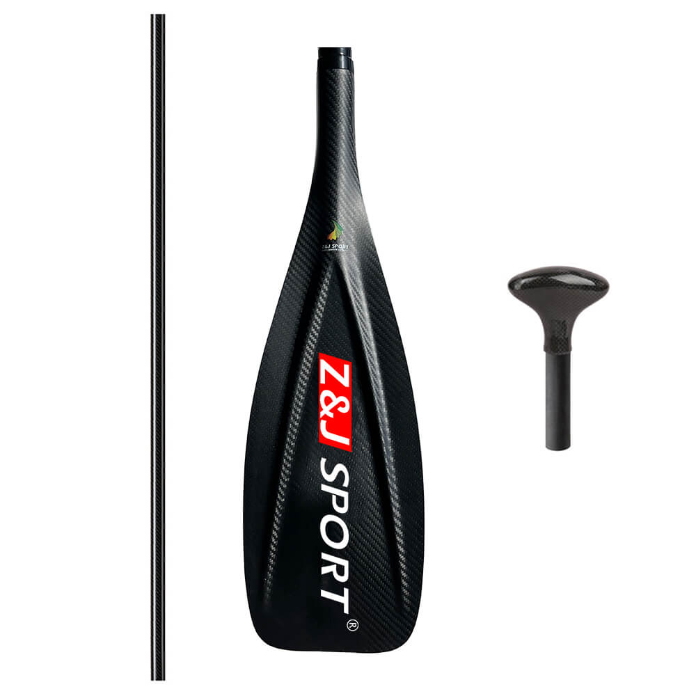 ZJ 1-piece High Modulus Carbon SUP Paddle Ultralight Stand up Paddle for Race ( 2-piece/3-piece)  (Vibe)