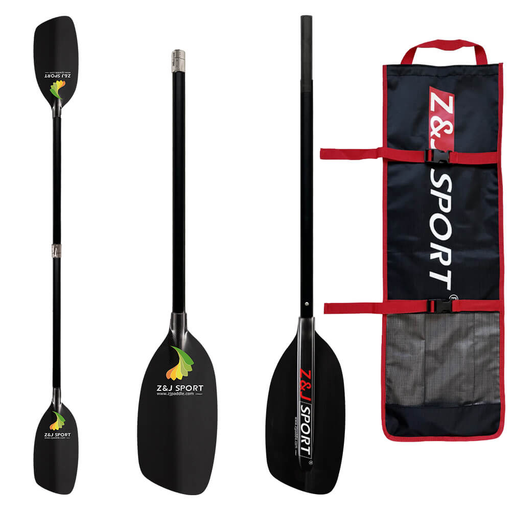 4 piece whitewater kayak paddle with bag