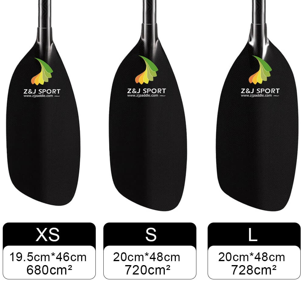 ZJ Carbon Blades and Fiberglass Blades for Whitewater Paddle (1 pair)