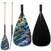 ZJ Graphic Outrigger Canoe Paddle