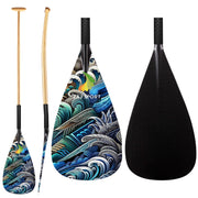 ZJ Graphic Outrigger Canoe Paddle