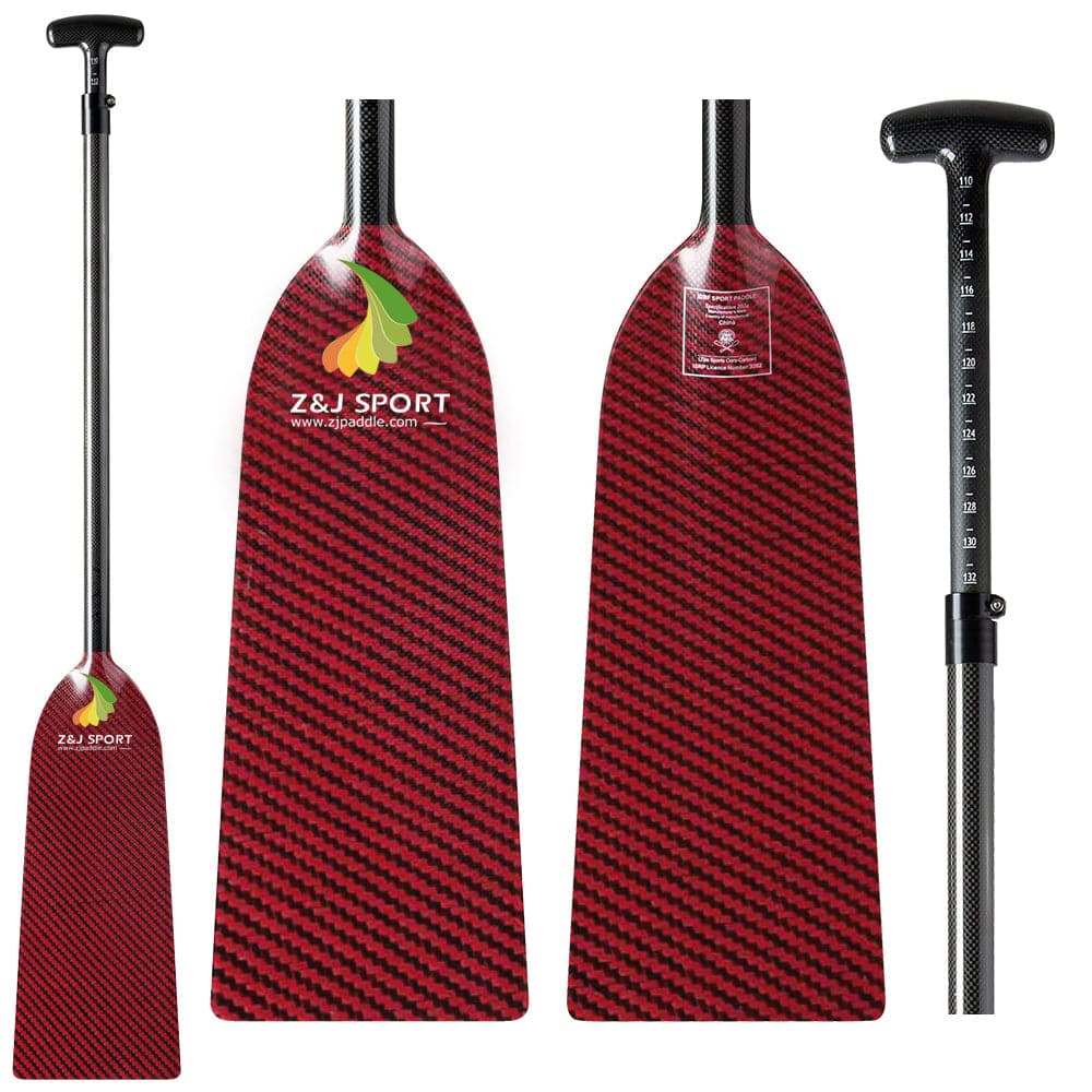 ZJ IDBF Approved Dragon Boat Paddle with Carbon Weave/ T700 Multi-axis Carbon Fiber/Kevlar/ Innegra Blade (OPDP/ ADDP)