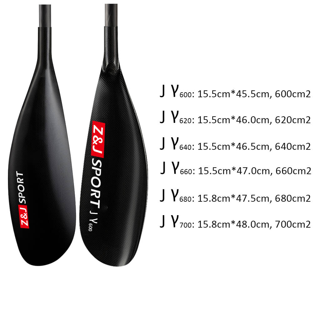 ZJ J Youth Series Kayak Paddle with round shaft-Matt finish for Woman and Kids