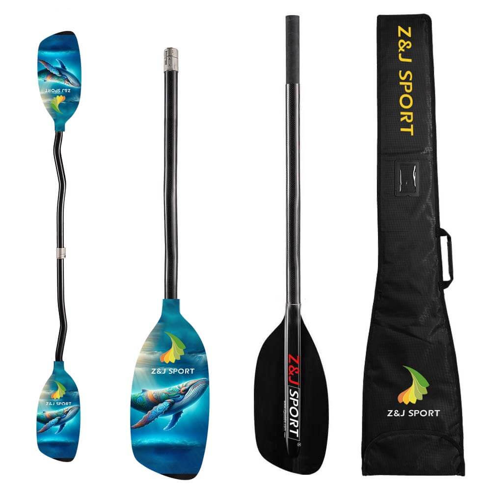 L-AN13 graphic whitewater paddle