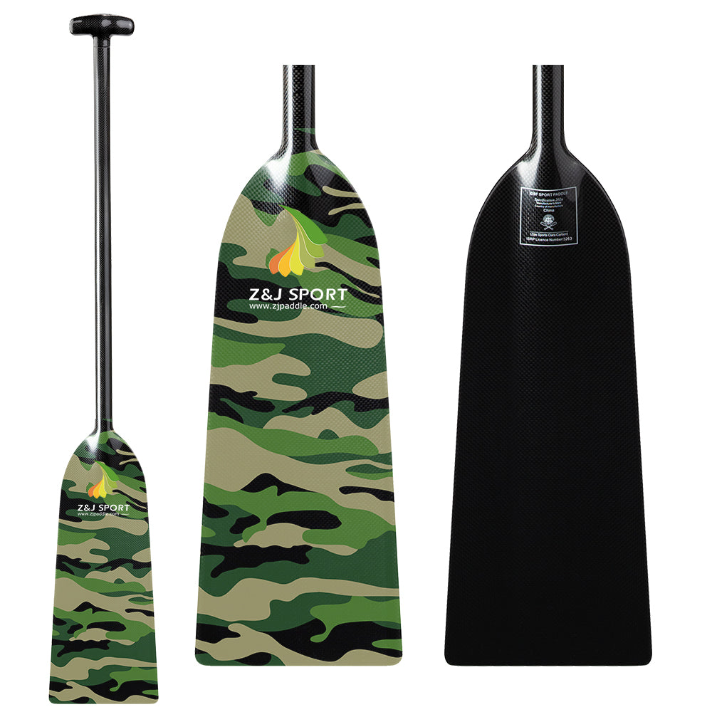 ZJ Graphic Dragon Boat Paddle Full Carbon IDBF Approved Paddle (Limited Stock)