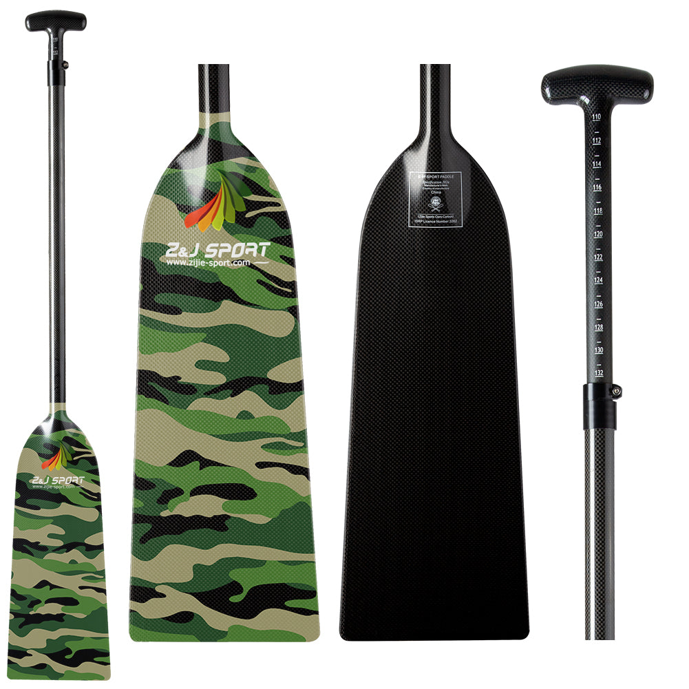 ZJ Graphic Dragon Boat Paddle Full Carbon IDBF Approved Paddle (Limited Time Promotion)