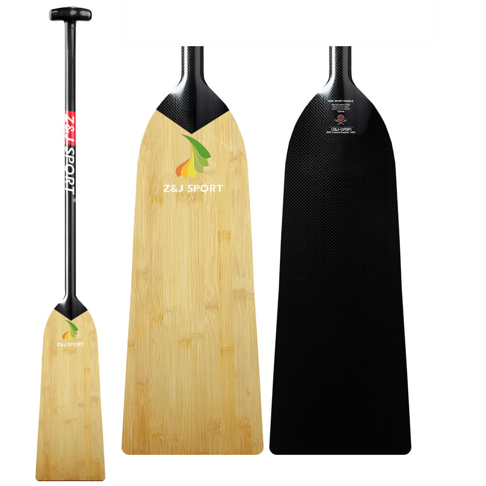 ZJ Graphic Dragon Boat Paddle-Wooden Veneer