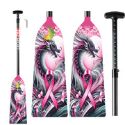 PINK dragon boat paddle