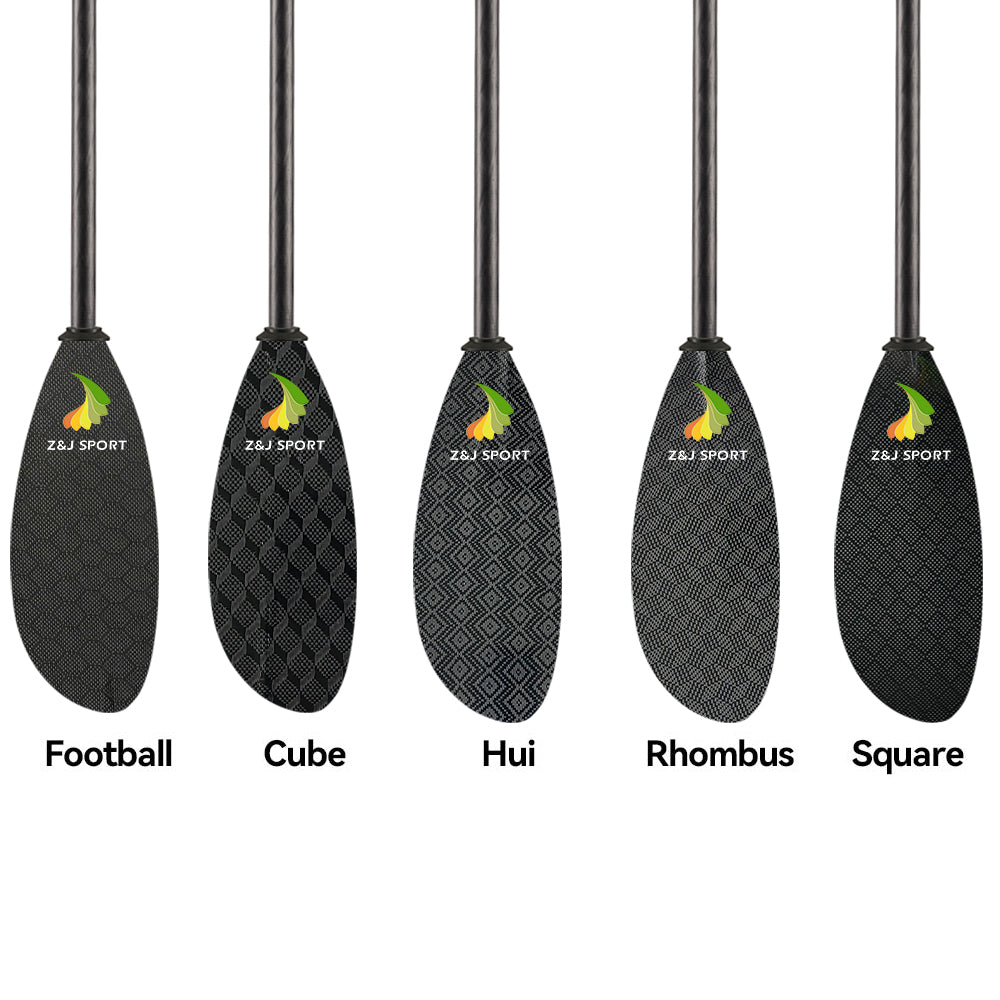 ZJ Seakayak Carbon Fiber Paddle High-angle Paddling Dynamic Blade for Touring Kayak (SKD-I)