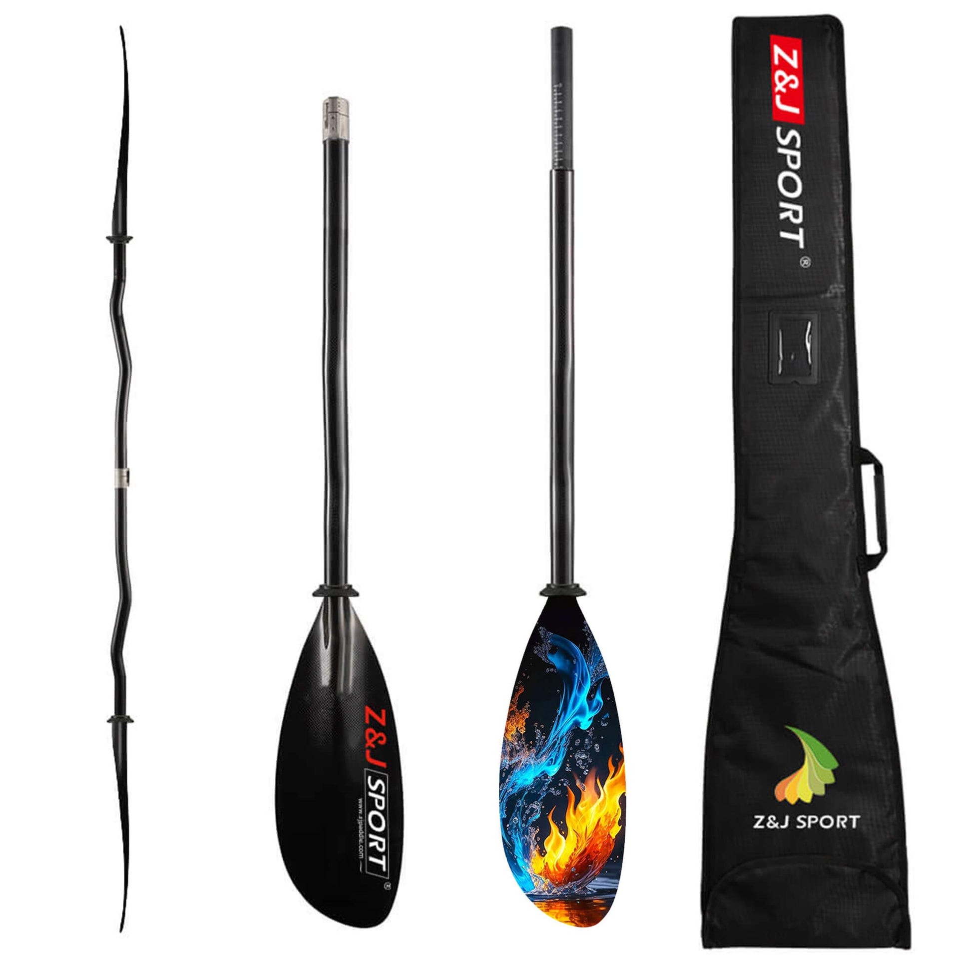 graphic seakayak paddle bent shaft