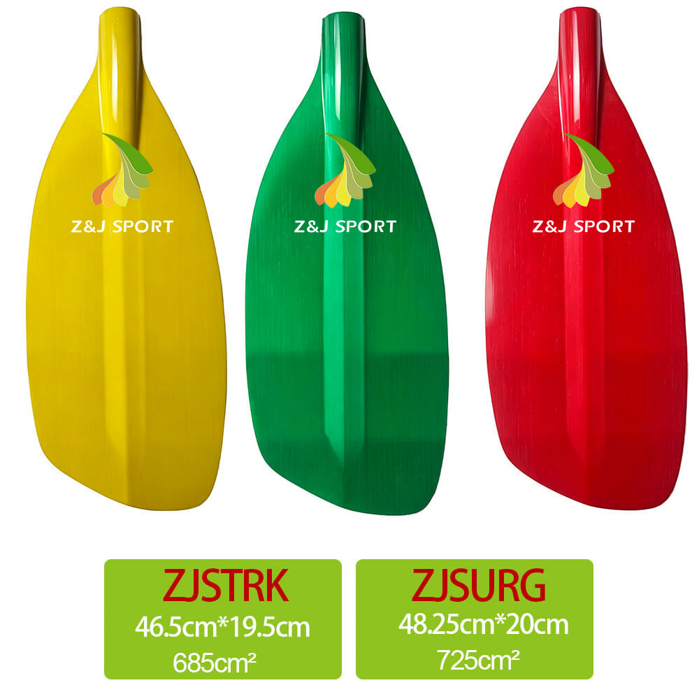 ZJ Whitewater Kayaking Paddle with Forward Blade and Straight Shaft (SR model)