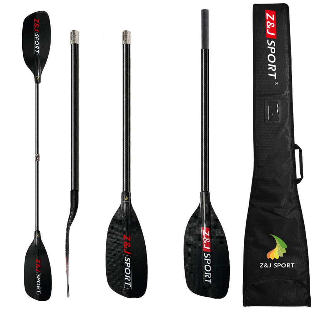 ZJ Whitewater Kayaking Paddle with Forward Blade and Straight Shaft (SR model)