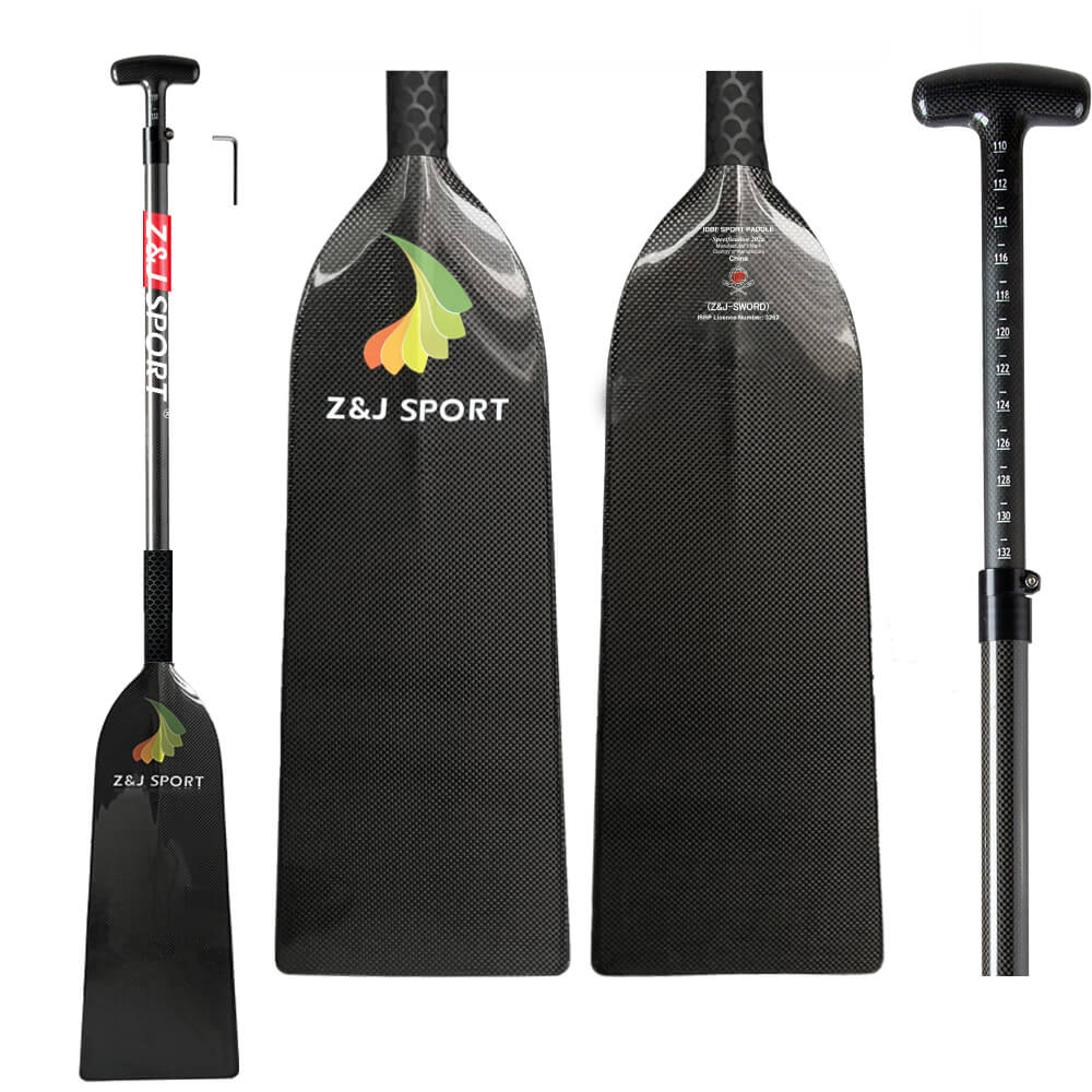 Carbon Fiber IDBF Dragon Boat Paddle Big Dihedral Blade (SWORD)