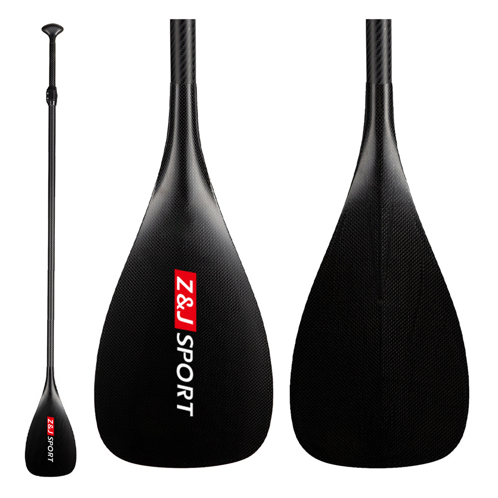 ZJ Adjustable SUP Paddle Wave Carbon Stand up Paddle 84sq.in/ 95sq.in Blade (TG)