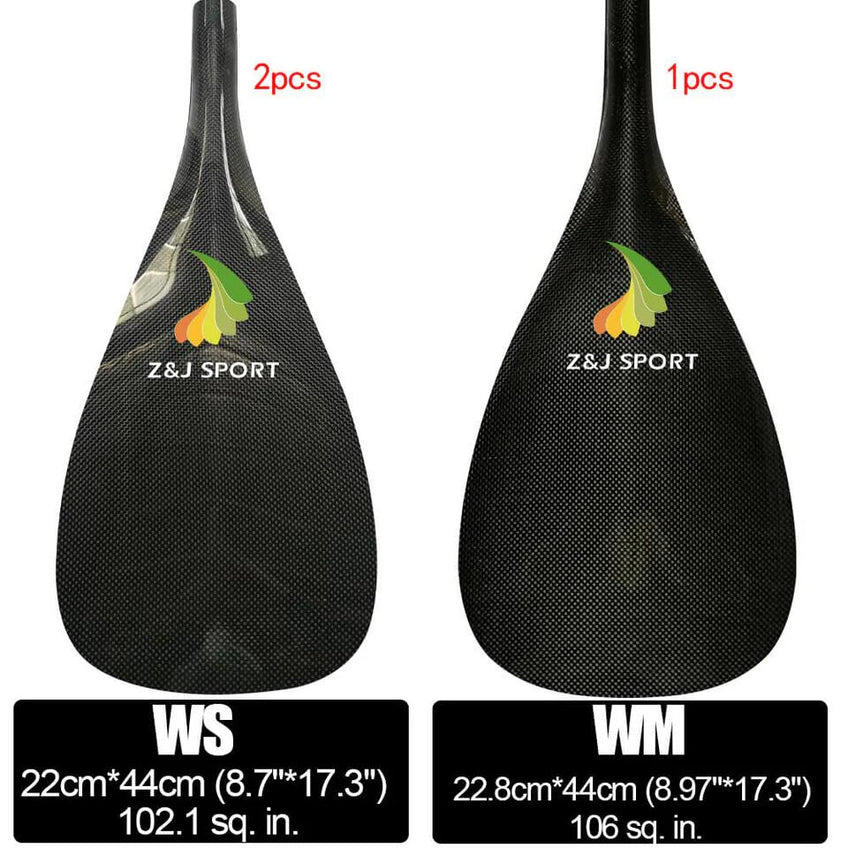 ZJ Hybrid Outrigger Canoe Paddle Limited Discount (W Series)