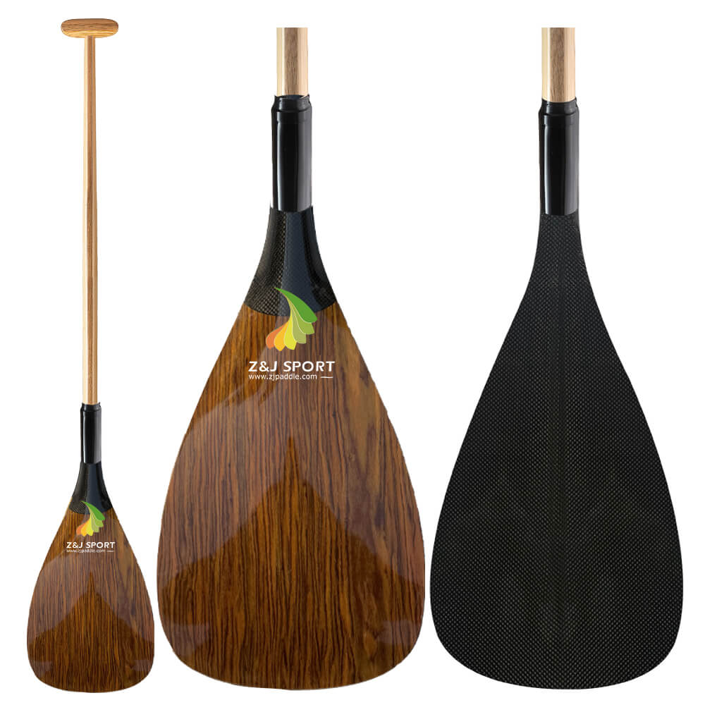 ZJ Hybrid Outrigger Canoe Paddle (WS: 102.1 sq. in / WM: 106 sq. in)