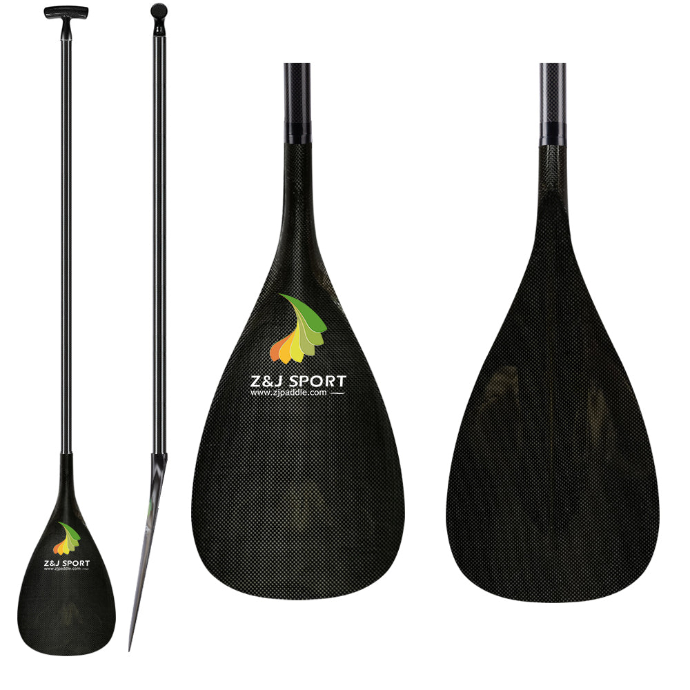 ZJ Full Carbon Outrigger Canoe Paddle  (WM:106sq. in)