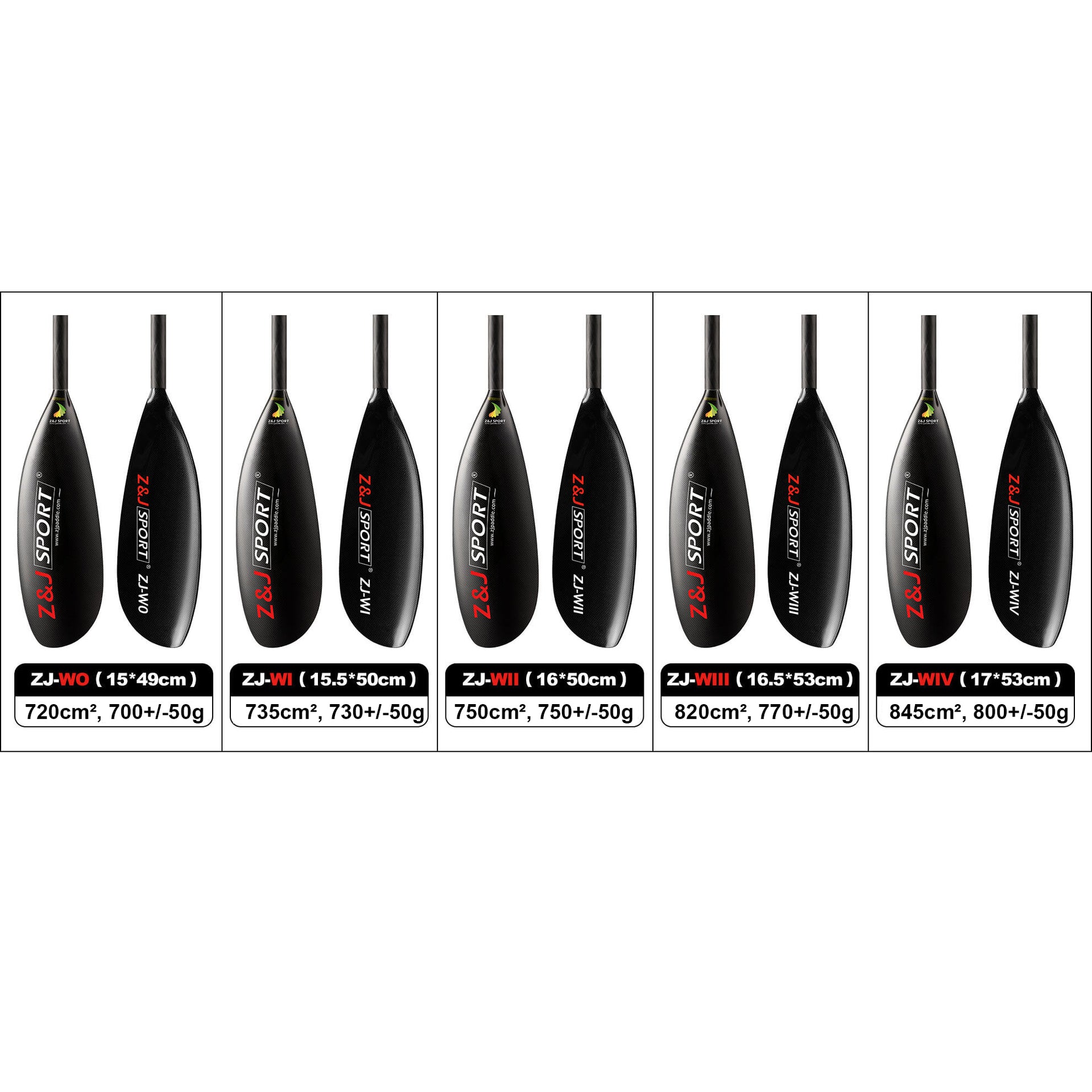 W kayak wing paddle