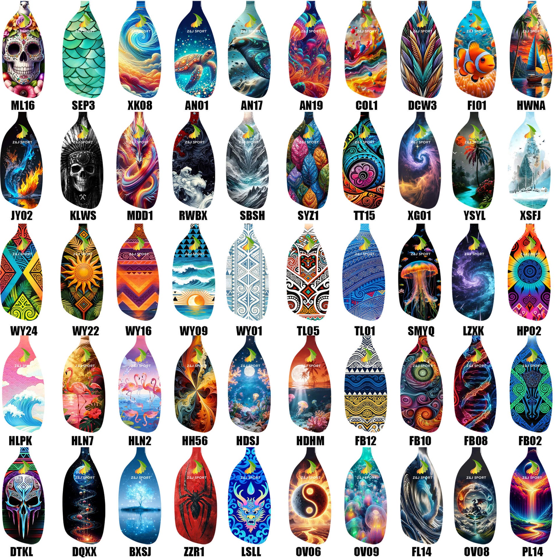 Whitewater Kayaking Paddle Graphic