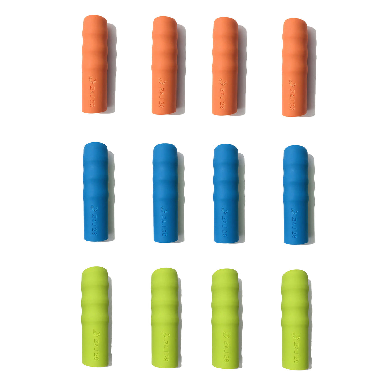 ZJ Rubber Croker Type Grips For Croker Sculling Oars (4pcs/set)