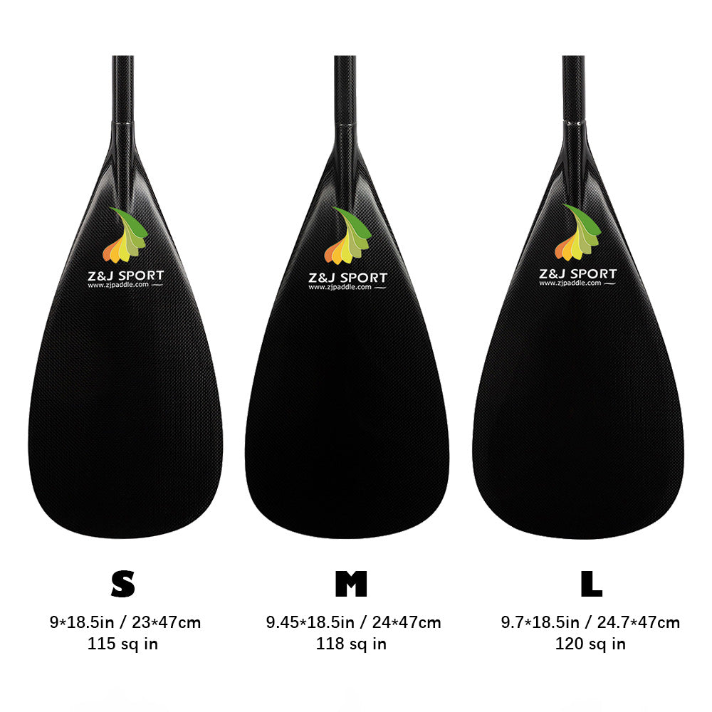 ZJ Full Carbon Outrigger Canoe Paddle for Va'a, Waka-ama, Vaka (FCOC)