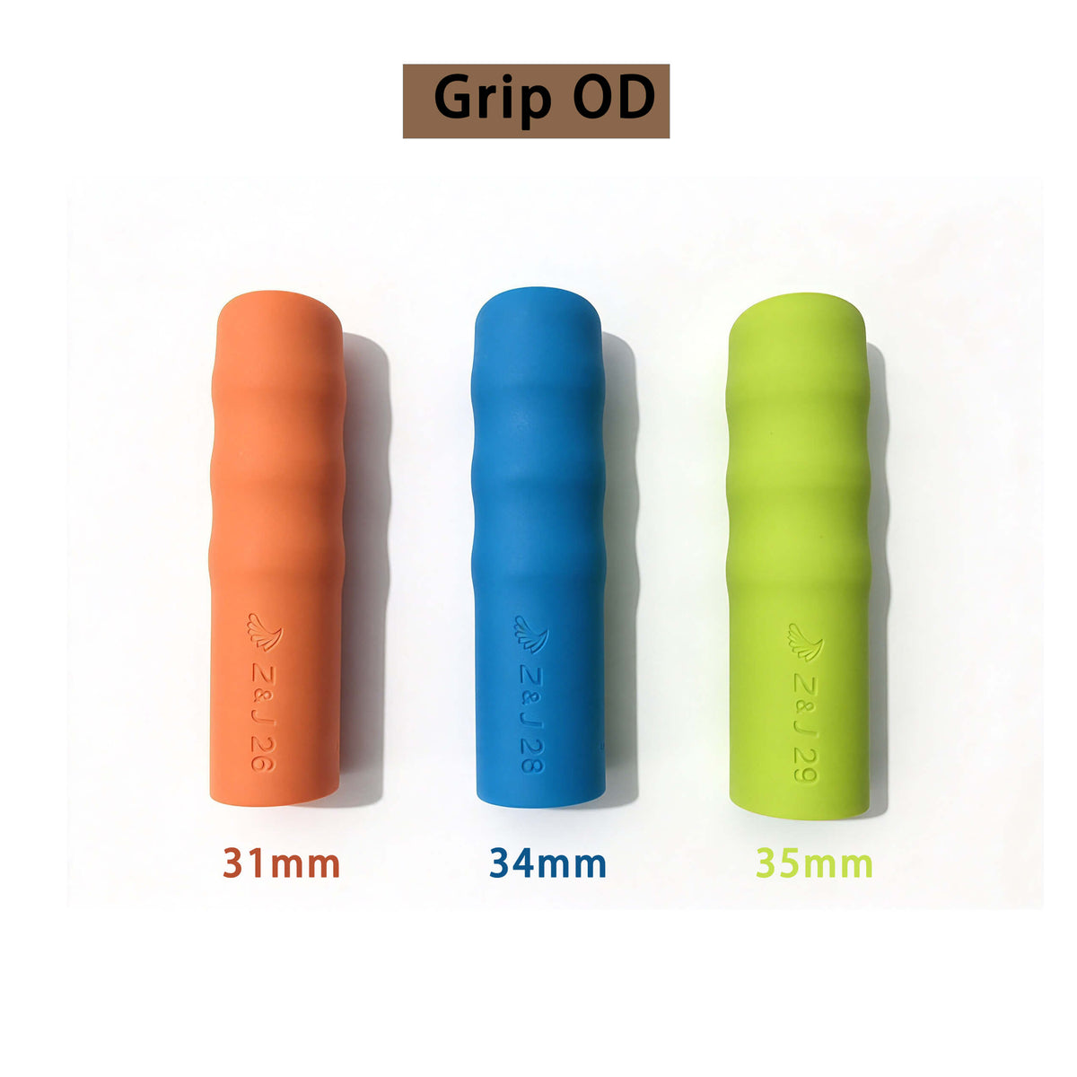 ZJ Rubber Croker Type Grips For Croker Sculling Oars (4pcs/set)