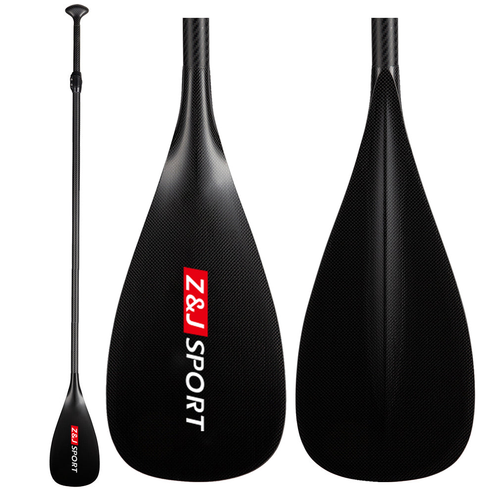ZJ Adjustable SUP Paddle All Water Carbon Stand up Paddle 84sq.in Blade(GUI)