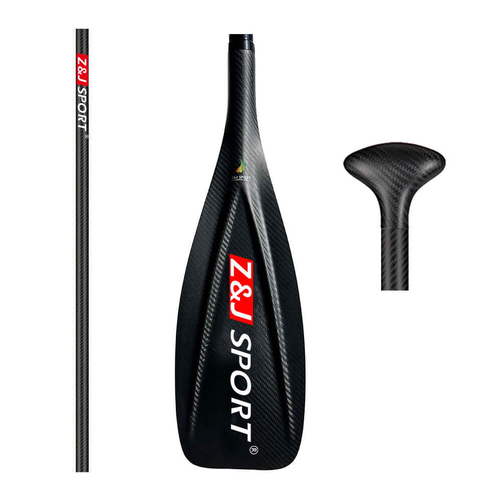 ZJ 1-piece High Modulus Carbon SUP Paddle Ultralight Stand up Paddle for Race ( 2-piece/3-piece)  (Vibe)
