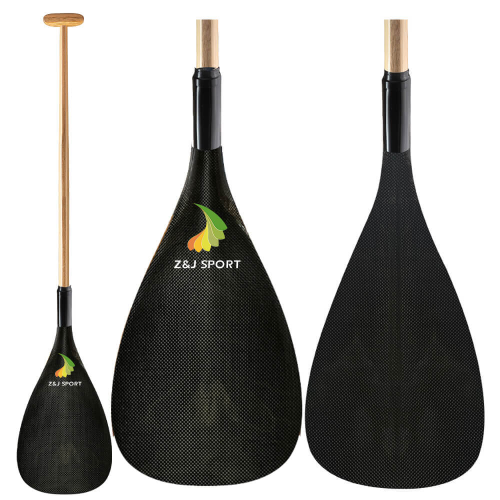 ZJ Hybrid Outrigger Canoe Paddle (WS: 102.1 sq. in / WL: 112.3 sq. in)