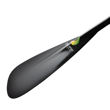 ZJ Full Carbon Outrigger Canoe Paddle for Steering Va'a (Graphic Blade Optional)
