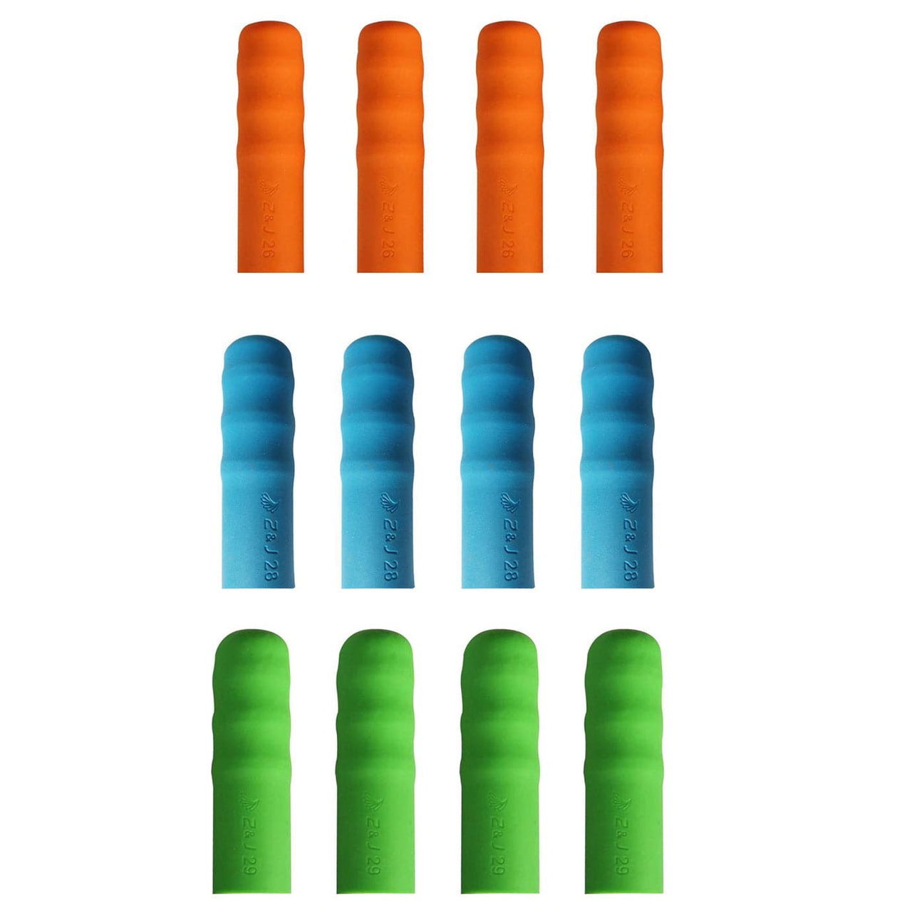 ZJ Rubber Croker Type Grips For Croker Sculling Oars (4pcs/set)