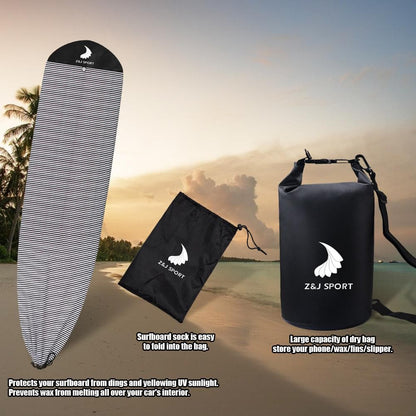 Chaussette de planche de surf ZJ avec sac de collecte et sac étanche [Livraison gratuite]