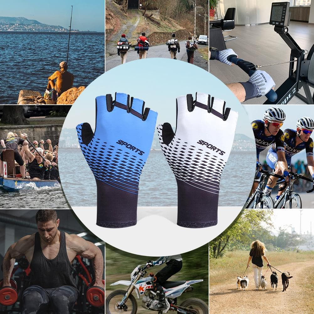 Z&J SPORT Fingerless Breathable Outdoor Rowing, Kayaking, Paddling Gloves (Only valid when ordering with paddle)