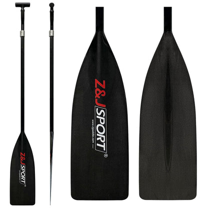 ZJ Full Carbon Fiber Flatwater Canoeing Paddle for Canoe Sprint (Unassembled)