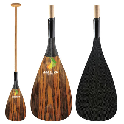 ZJ Hybrid Outrigger Canoe Paddle With C-WM Carbon Blade in Discount